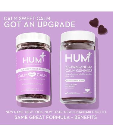 HUM Ashwagandha Calm - Mixed Berry Flavor (60 Vegan Gummies) - Daily Relaxation & Mood Support - Buy Online on GoSupps.com