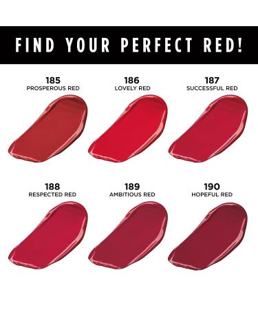 L'Oreal Paris Colour Riche Lipstick - Reds of Worth Hopeful Red 190 | Argan Oil & Vitamin E Formula - Buy Online on GoSupps.com