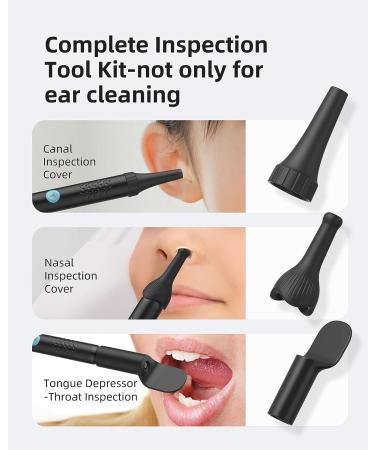 BEBIRD R1+ Ear Wax Removal Tool with 300W Camera and 7 Replacement Tips - Ear Cleaner and Otoscope for Safe Earwax Removal - Buy Online on GoSupps.com