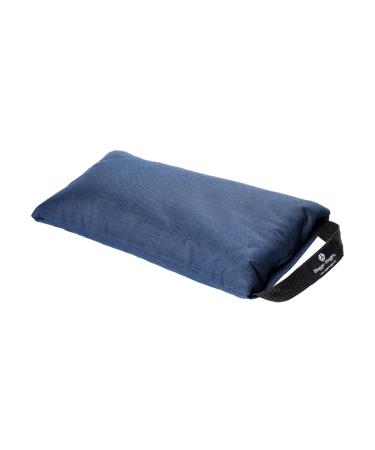 Hugger Mugger Unfilled 10lb Yoga Sandbag - Adds Weight to Your Poses, Zipper Cover, Sturdy Handle, Durable Material, Not Filled with Sand Navy