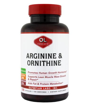Olympian Labs Arginine 500mg & Ornithine 250mg