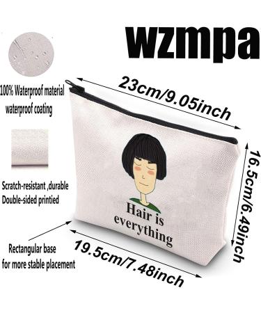 Clair New Haircut Wumpa Fleabag Cosmetic Bag - Hair is Everything Makeup Zip Pocket for Women & Girls - Buy Online on GoSupps.com