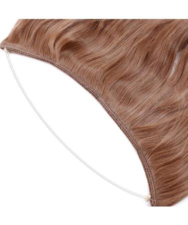 Buy Silk-Co 50cm Adjustable Rubber Band Hair Extensions - Red-Brown Synthetic Corrugated Styles for Women - Buy Online on GoSupps.com