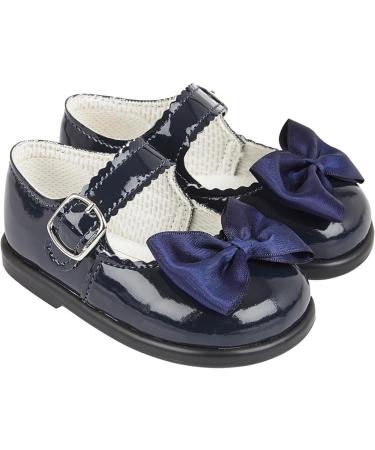 Baypods Toddler Shoes | Hard Sole Baby Girls First Walking Shoes | Anti-Slip Sole | Made in England | 5 UK Child | Navy Patent - Buy Online on GoSupps.com