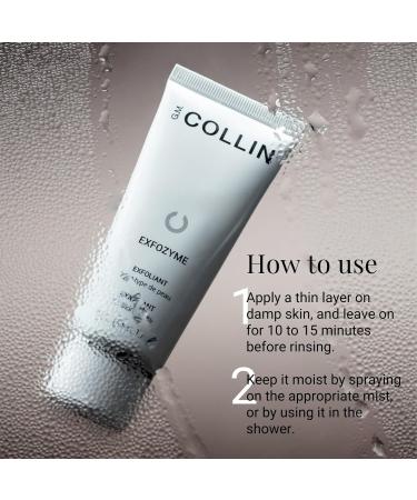 G.M. COLLIN Exfozyme Exfoliant - Best Gentle Facial Scrub for Sensitive & Dry Skin | Exfoliating Face Wash for Radiant Skin - Buy Online on GoSupps.com