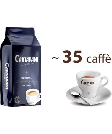 Cartapani Coffee PRIMEIRO 100% ARABICA ground blend of fine Arabica coffee with a mild and delicate taste grind for mocha 250g - Buy Online on GoSupps.com
