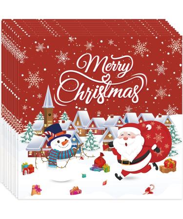 DOOGA 168Pcs Christmas Party Tableware Set Party Supplies Snowman Disposable Tableware Paper Plates and Napkins Cutlery Serves 24 for Merry Christmas Party Home Indoor Outdoor Decor - Buy Online on GoSupps.com