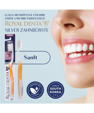 Royal Denta Nano Silver Toothbrush - Soft Yellow | Buy Internationally for Superior Oral Care - Buy Online on GoSupps.com