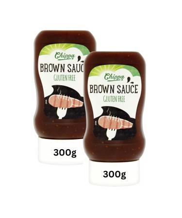 Gluten Free Brown Sauce Bundle Containing Chippa Brand Gluten Free Brown Sauce 2 x 300g Squeezy Bottles - Buy Online on GoSupps.com