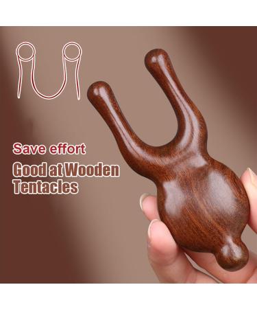 Sandalwood Meridian Comb Massager for Eyes Nose Ears & Neck Boost Blood Circulation | Premium International Shipping - Buy Online on GoSupps.com