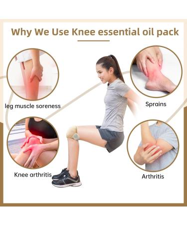 SHCHME Castor Oil Pack for Knee 1 Piece Reusable Castor Oil Pack Wrap Knees Kit Organic Castor Oil Pack for Kness (Oil Not Included) - Buy Online on GoSupps.com