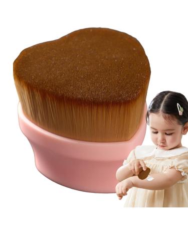 Kapaunn Foundation Brush | Cosmetic Powder Blending Brush Portable Cosmetics Blending Brush Liquid Powder Foundation Brush forDaily Life Business Trips Brown