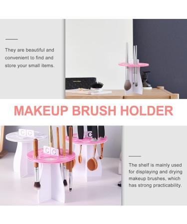 Mobestech Makeup Brush Drying Rack - Creative Acrylic Organizer for Cosmetic Brushes - Pink Storage Holder - Buy Online on GoSupps.com