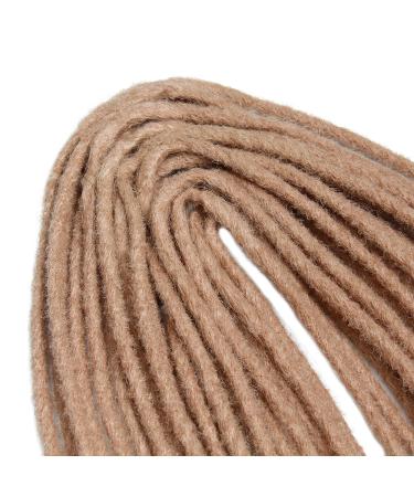 DSoar 24 Double Ended Synthetic Dreadlocks - 10 Strands - Soft Crocheted Hair Extensions for Reggae & Hip-Hop Style - 0.6cm Thickness - Buy Online on GoSupps.com