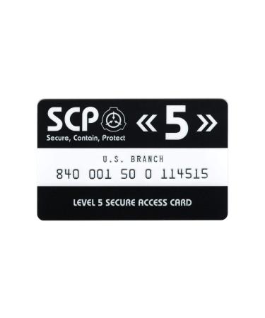 HOKUSHIN SCP Foundation Secure Access Card Level 5 U.S. Branch