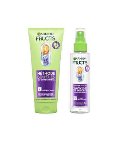 Garnier Garnier Fructis Method Duo Shampoo and Moisturizing Spray with Hyaluronic Acid and Shea Butter