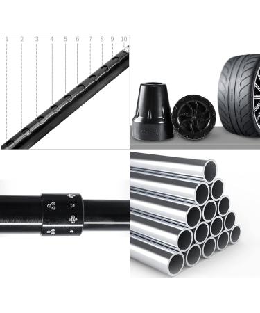 LINYUES Forearm Crutches Folding Crutches for Travel Ergonomic Adjustable Lightweight Walking Crutches for The Adults/Young/Elder (Silver) Black - Buy Online on GoSupps.com
