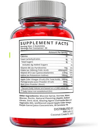 Rapid Keto Gummies with Apple Cider Vinegar - Vegan Non GMO Keto Supplement (60 Gummies) - Buy Online on GoSupps.com