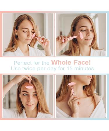 Raffaello Jade Roller - Redness Reducing Face Massager for Men & Women | Rose Quartz Skin Care Tool for Fine Lines & Wrinkles Relief - Buy Online on GoSupps.com