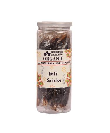 Blessfull Healing Organic Imli sticks 200 Gram Airtight Container (Packing May Vary)