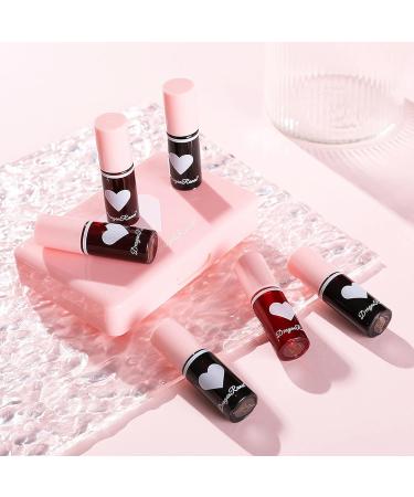 6 Colors Velvet Lip Tint Stain Set - Long-Lasting, Moisturizing, Waterproof Lipstick Set for Natural Matte Lip Color Makeup - Buy Online on GoSupps.com