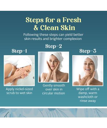 Envy Hyaluronic & Salicylic Acid Face Scrub - Vegan Anti-Aging Exfoliator for All Skin Types - Deep Hydration & Moisturization - 200ML Korean Skin Care - Buy Online on GoSupps.com