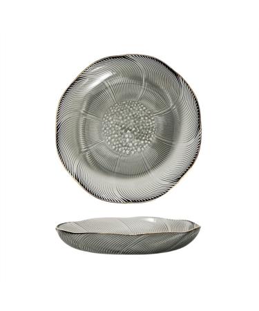 Fruit Bowl Salad Bowl Countertop Fruit Basket Dessert Bowl Glass Fruit Plate Dessert Candy Snack Plate Vegetable Salad Bowl Fruit Bowl for Kitchen Counter (A)