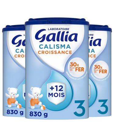 Laboratoire Gallia Calisma Croissance 830g X3 D s 12 mois