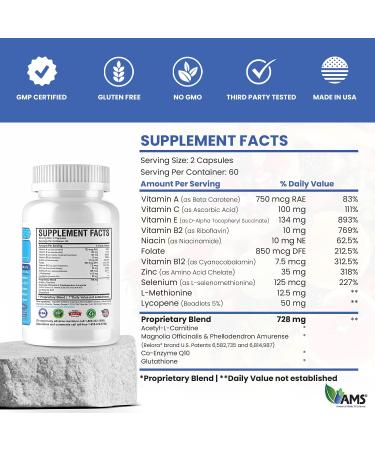 America Medic & Science MFS Plus (120 Capsules) and Sperm Count Max Supplement (60 Capsules) |Fertility Supplements for Men - Buy Online on GoSupps.com