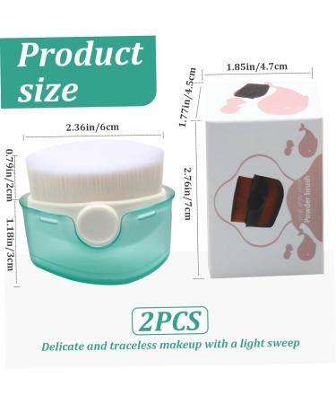 Comebachome Kids Sunscreen Applicator 2pcs Sunscreen Applicator for Kids Sunscreen Lotion Applicator Set with Protective Cap Fast Brush Liquid Cream Powder Easy to Apply for Kids 6.10x4.83cm - Buy Online on GoSupps.com