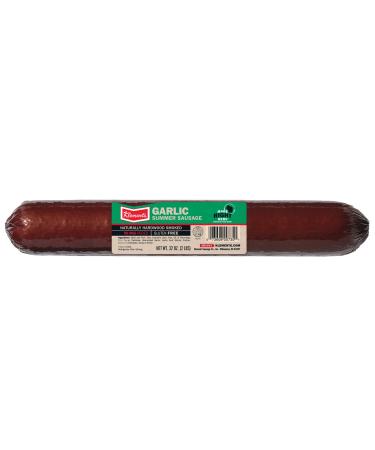 Klement's Garlic Summer Sausage, Hardwood Smoked 32 Oz (2 Pounds) - 1 Unit Per Order