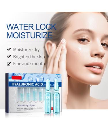Hyaluronic Acid Ampoule Serum Hyaluronic Acid Serum For Face Hyaluronic Acid Serum for Hydrated Nourishing Hyaluronic Acid Serum for Skin Hyaluronic Acid Concentrated Ampoules Face Serum - Buy Online on GoSupps.com