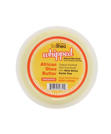 SoShea Whipped African Shea Butter|For All Hair Textures & Skin Types|Original Unrefined Raw Shea Butter |Premium Quality 13.50oz (Original)