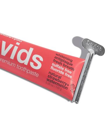Davids Fluoride Free Kids & Adults Toothpaste - Strawberry Watermelon - 5.25 Oz. - Buy Online on GoSupps.com