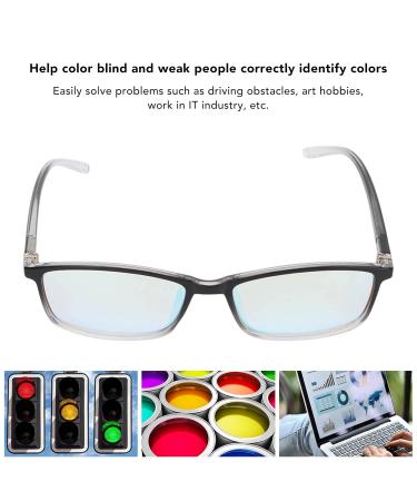Color Blindness Glasses with Double-Sided Coating | Durable & High Permeability | Ideal for Men & Women | Perfect for Indoor & Outdoor Use - Buy Online on GoSupps.com
