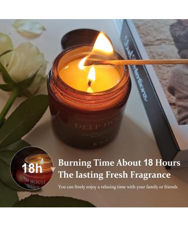 Bath Works Body Candle - Smoky Wood & Plum Scent - Non-Toxic Soy Massage Oil Candle for Date Night - 3 oz - Buy Online on GoSupps.com