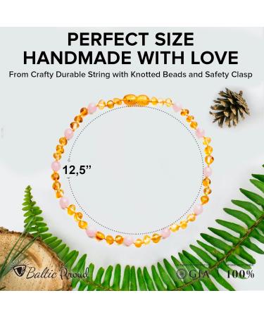 Baltic Proud Amber Necklace - 12.5 Inches - Buy Online on GoSupps.com