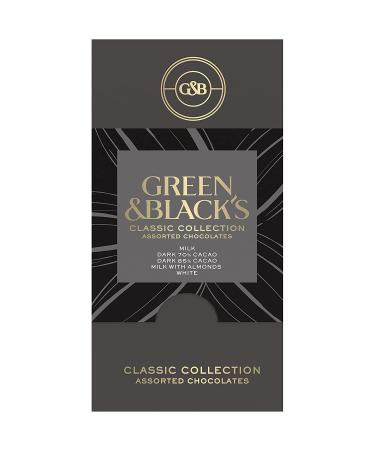 Green & Black's Chocolate Gift Set - 85% Dark, 70% Dark, Milk with Almonds, White - 6 Organic Bars - Buy Online on GoSupps.com
