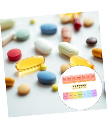 Mini Pill Organizer - 2pcs Daily Medicine Storage Box | Portable Pill Holder for Purse & Weekly Use - Buy Online on GoSupps.com