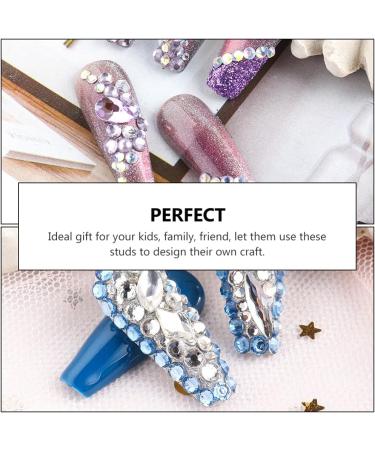 Lurrose 2 Boxes Nail Color Diamond Jewelry Nail Art Ornaments Pendant Charms Manicure DIY Manicure Accessories nail art crystal nail crystal rhinestones flat drill resin 3d Nail supplies - Buy Online on GoSupps.com