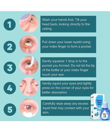 Ultra Eye Therapy Drops - Soothing Eye Care Liquid for Eye Fatigue & Cloudy Vision - 2PC - Buy Online on GoSupps.com