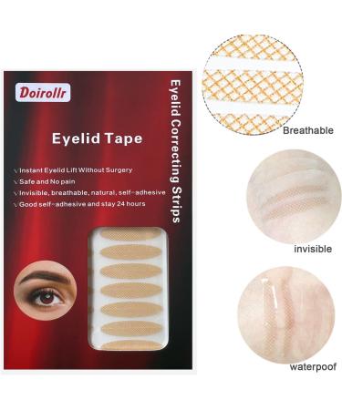 480Count Medium side Eyelid Tapes Double Eyelid Strips Droopy Eyelid Lifter Self-Adhesive Eye Tapes Fiber for Droopy Mono-eyelidsps with Fork Rods and Tweezers for Droopy Uneven Hooded Eye 480PCS 3.5MM complexion One-sided sticky Red - Buy Online on GoSupps.com