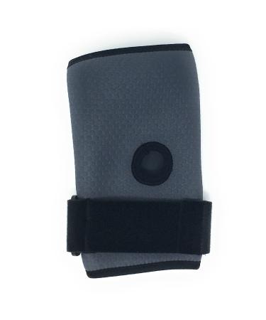 Champion Elbow Brace - Adjustable Compression Support Strap | Airmesh Fabric | Grey X-Large | Best International Shipping - Buy Online on GoSupps.com