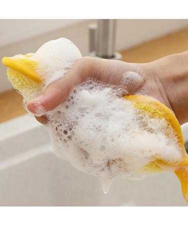 Galand Dishwashing Sponge Double Sided Multi-Functional 5 Styles Hanging Rope Scrubbing Sponge Kitchen Tool E - Buy Online on GoSupps.com