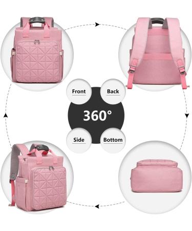 KONO Diaper Backpack - Large Multifunctional Baby Changing Bag for Moms & Dads - Stylish Rose Design International Shipping Available - Buy Online on GoSupps.com