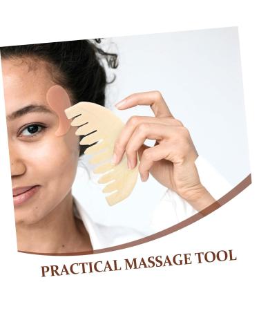 Iwowhero Jade Gua Sha Kamm - Multifunctional Massage Comb & Hair Tool | Chinese Jade Hair Comb & Gua Sha for Relaxation - Buy Online on GoSupps.com