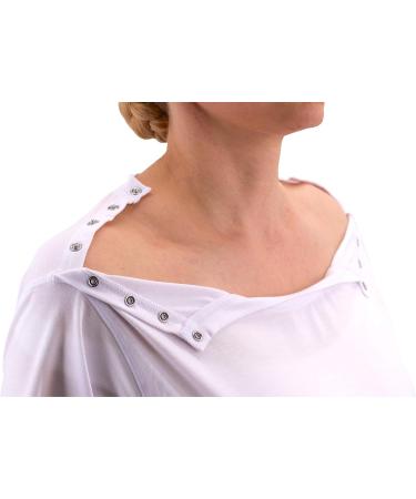 Shop Off the Shoulder Shirt for Men Women & Unisex - Sizes 3XL - White/Opulent Garden | International Shipping Available - Buy Online on GoSupps.com