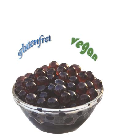 600g Blueberry Popping Boba Pearls - Vegan Bubble Tea Topping Set | Natural & Delicious DIY Bubble Tea Ideas - Buy Online on GoSupps.com