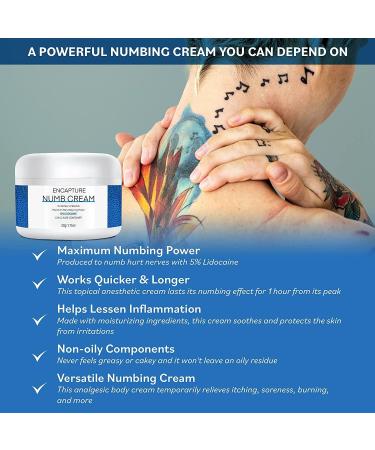IRIYAND 5% Lidocaine Tattoo Numbing Cream & Aftercare - Fast-Acting Long-Lasting Anesthetic - 1.76oz (Pack of 1) - Buy Online on GoSupps.com
