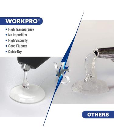 WORKPRO Full Size Hot Glue Sticks  100-pack  0.43x4 Inches  Compatible with Most Glue Guns  Multipurpose for DIY Art Craft General Repairs  Home Decorations and Gluing Projects - Buy Online on GoSupps.com